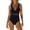 Black, variant on Athletic Womens One Piece Swimsuit Sporty Bikini Style Swimwear for Training Summer Active Bathing Suit,Leopard Print S