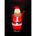 thumbnail image 4 of Papá Noel de tamaño real de 5 pies, decoración navideña para exteriores, adornos ligeros, inflable de Navidad para suministros de decoración navideña, 4 of 4