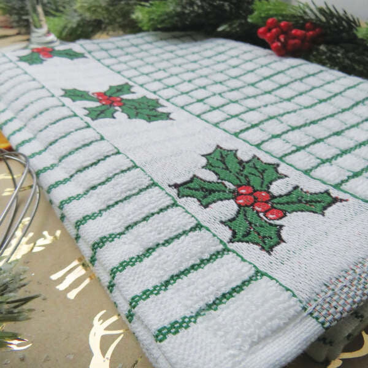 Samuel Lamont Poli-Dri 3-Piece Kitchen Tea Towel Set 100% Cotton Ultra Absorbent