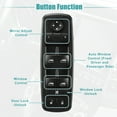 thumbnail image 3 of Unique Bargains 1Pcs Car Front Left Driver Side Master Power Window Switch for Chrysler 200 2015-2017 68271203AB, 3 of 8