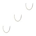 thumbnail image 1 of Maytalsory Wide Application Easy Matching Chain Necklaces For All Occasions Gifts gold 45cm 3Set, 1 of 6