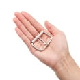 thumbnail image 5 of Uxcell 40mm Metal Roller Buckles Iron Electroplated Silver Tone 12 Pack, 5 of 5