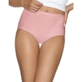 thumbnail image 2 of Hanes Ultimate Women's 4-Pack Brief Panties, Assorted C7, 6, 2 of 2