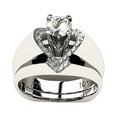 thumbnail image 6 of zttd delicate women fashion 925 sterling silver white sapphire diamond ring engagemen a, 6 of 8