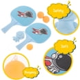 thumbnail image 4 of SHISUYAN Hanging Table Tennis Trainer Portable Ping Pong Paddle Set For Kids With Racket And Balls Parent Child Door Pong Game Exerciser, 4 of 9