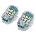 thumbnail image 1 of Luz Estroboscópica LED Para Drones, Luz Anticolisión Para Drones, 30 Modos, Función De Memoria De 2 Piezas Con Gancho Y Bucle De Control Remoto Para Disparar, 1 of 7