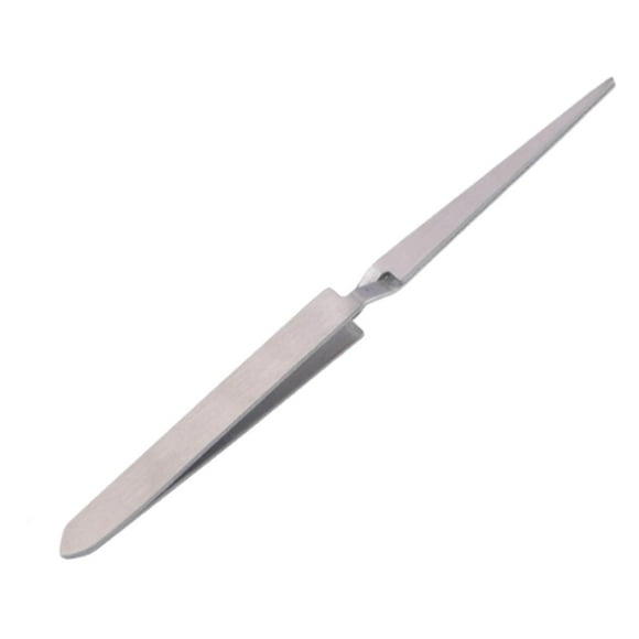 Herramienta de selección de metal con pinzas con forma de arte de uñas para un salón acrílico y uñas de gel propina sin mango de madera