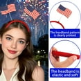 thumbnail image 6 of Twfbrm 4th of July Headband Patriotic Headbands USA Patriotic Flag Headbands for Independence Day Party Favors Fourth of July Party Accessories, 6 of 6