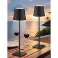 thumbnail image 1 of Lampes Rechargeables Lampes Sans Fil Ensemble de 2, Lumières à Batterie 6000mAh, Lampe de Table Rechargeable à Intensité Réglable+3 Couleurs, Petite Lampe de Table Portable Sans Fil pour Chambre/cuisine/salle de Bain/salle à Manger/bar/extérieur, 1 of 8