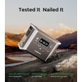 DABBSSON DBS1300+DBS1700B 3030Wh Power Station Solar Generator (Surge 2400W) with Extra Battery for Camping, Home Backup, Road Trip