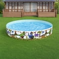 thumbnail image 3 of Alberca Infantil Circular Dinosaurios Bestway Plástico Duro PVC Resistente 183 cm, 3 of 5