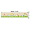thumbnail image 3 of 2Pcs Easter Decorations Happy Easter Kitchen Decor Indoor Outdoor Family Party Decor Party Supplies Decorative Table Banner, 3 of 4