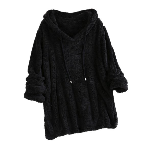 Certgust Hoodies for Men Womens Cute Cat Ear Pullover Loose Fit Long Sleeve Ear Sweatshirt with Pockets for Trendy Harajuku Streetwear Style