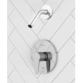 thumbnail image 5 of Pfister Pfirst Modern R89-0600 1-Handle Shower, Trim Only Less Showerhead, in Polished Chrome, 5 of 5