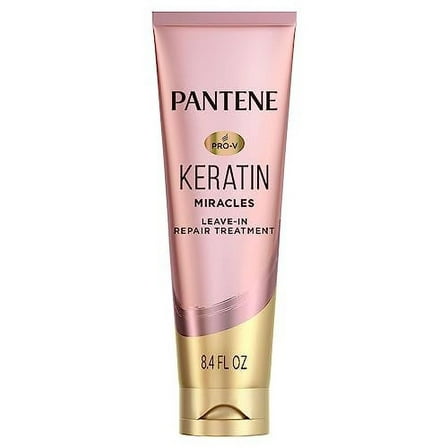 Pantene Argan Oil Hair Treatment: Repair & Protect with Keratin - Ideal for Dry & Damaged Hair, Color Safe - 8.4 Oz