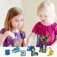 thumbnail image 3 of Digital deformation toys, digital military deformation robot toys, digital learning toys, numbers 0-9, suitable for 3-6 year old boys/girls, 3 of 5