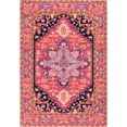 thumbnail image 3 of nuLOOM Vonda Fancy Persian Area Rug, 9' 10" x 14', Pink, 3 of 3