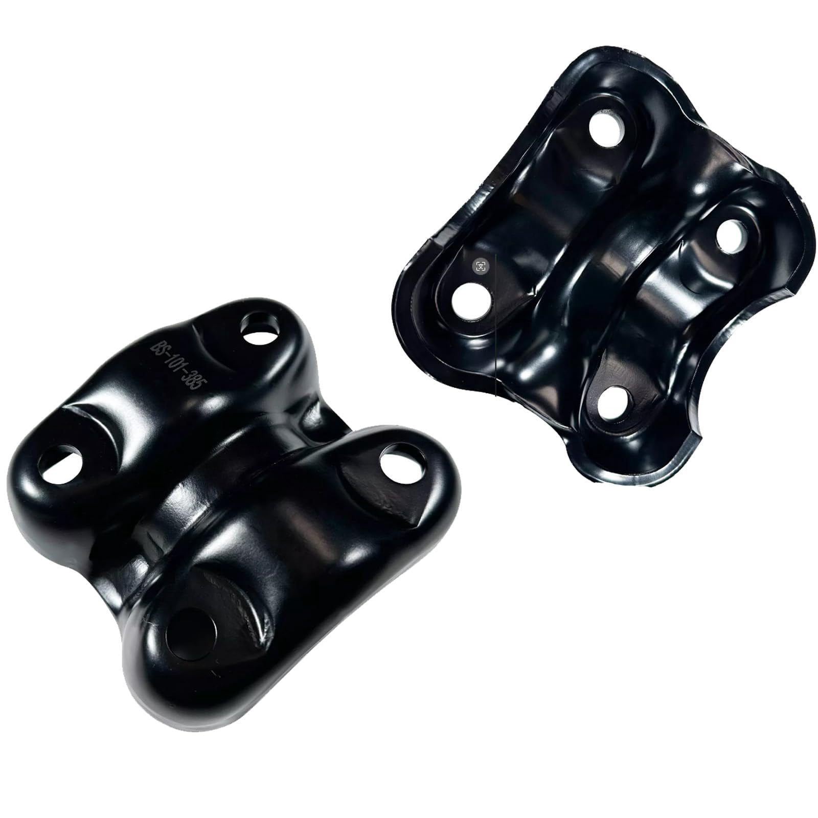 BST BSSP Pair Rear Axle Leaf Spring U-Bolt & U bolts Plates For 1988-1998 Chevy GMC Tahoe Yukon C1500 K1500 Suburban Tahoe GMC Yukon, Square Extended U-bolts 2.5" Wide Leaf Springs 8.75" Long