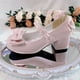 thumbnail image 3 of Zapatos de tacón medio estilo Lolita con punta redonda y lazo para mujer, sandalias de PU a la moda para fiesta, 3 of 6