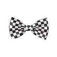 thumbnail image 1 of Pre-tied Bow Tie in Gift Box- Black & White Large Checkered, 1 of 1