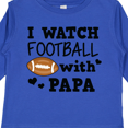 thumbnail image 4 of Inktastic I Watch Football with My Papa Boys Long Sleeve Toddler T-Shirt, 4 of 5
