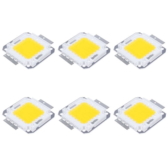 6X 3800LM 50W LED Chip Bulb Lamp Light Warm White High Power DIY