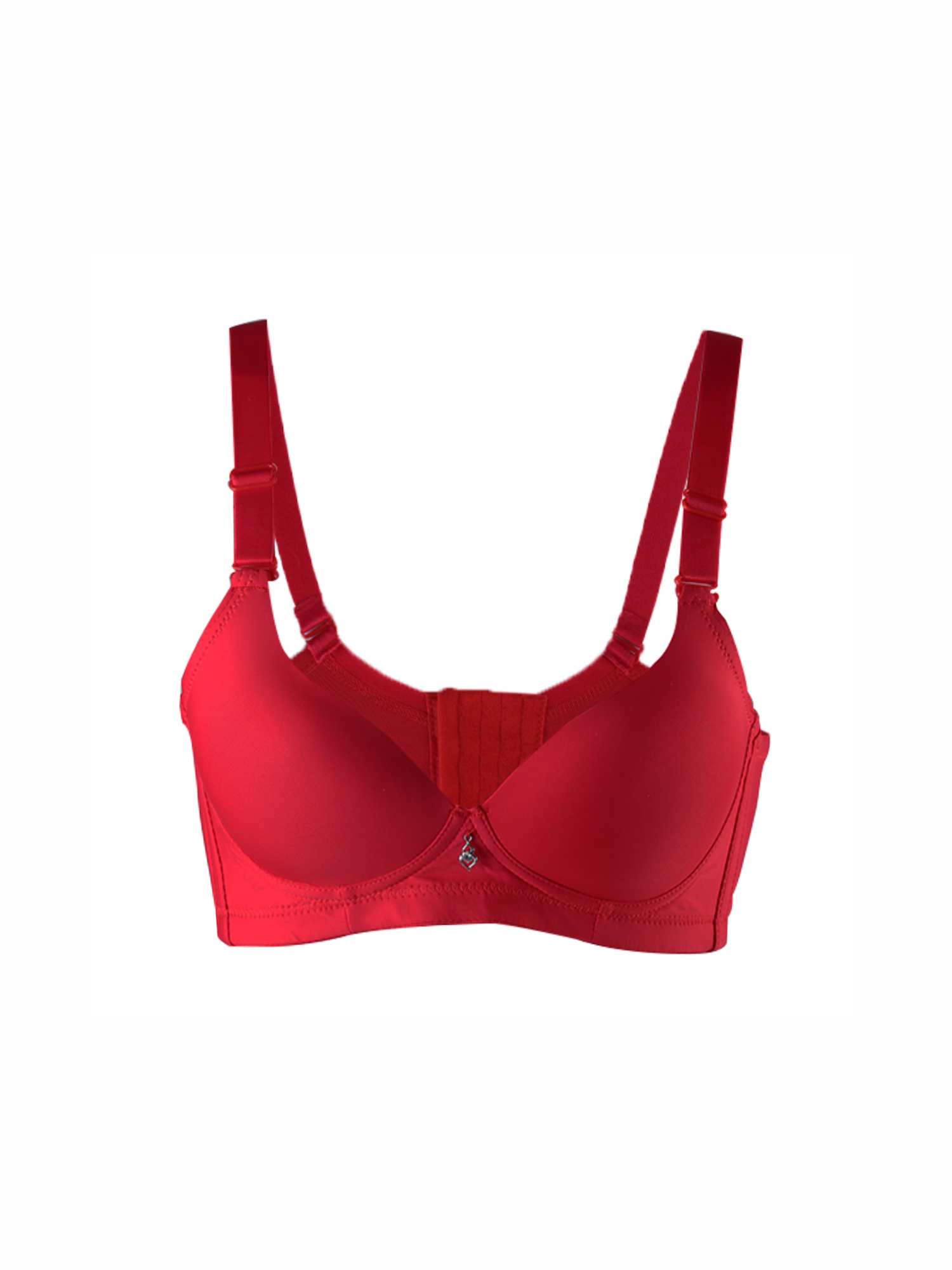 Unique Bargains Women Basic Seamless Thin Cup Lightweight Push Up
