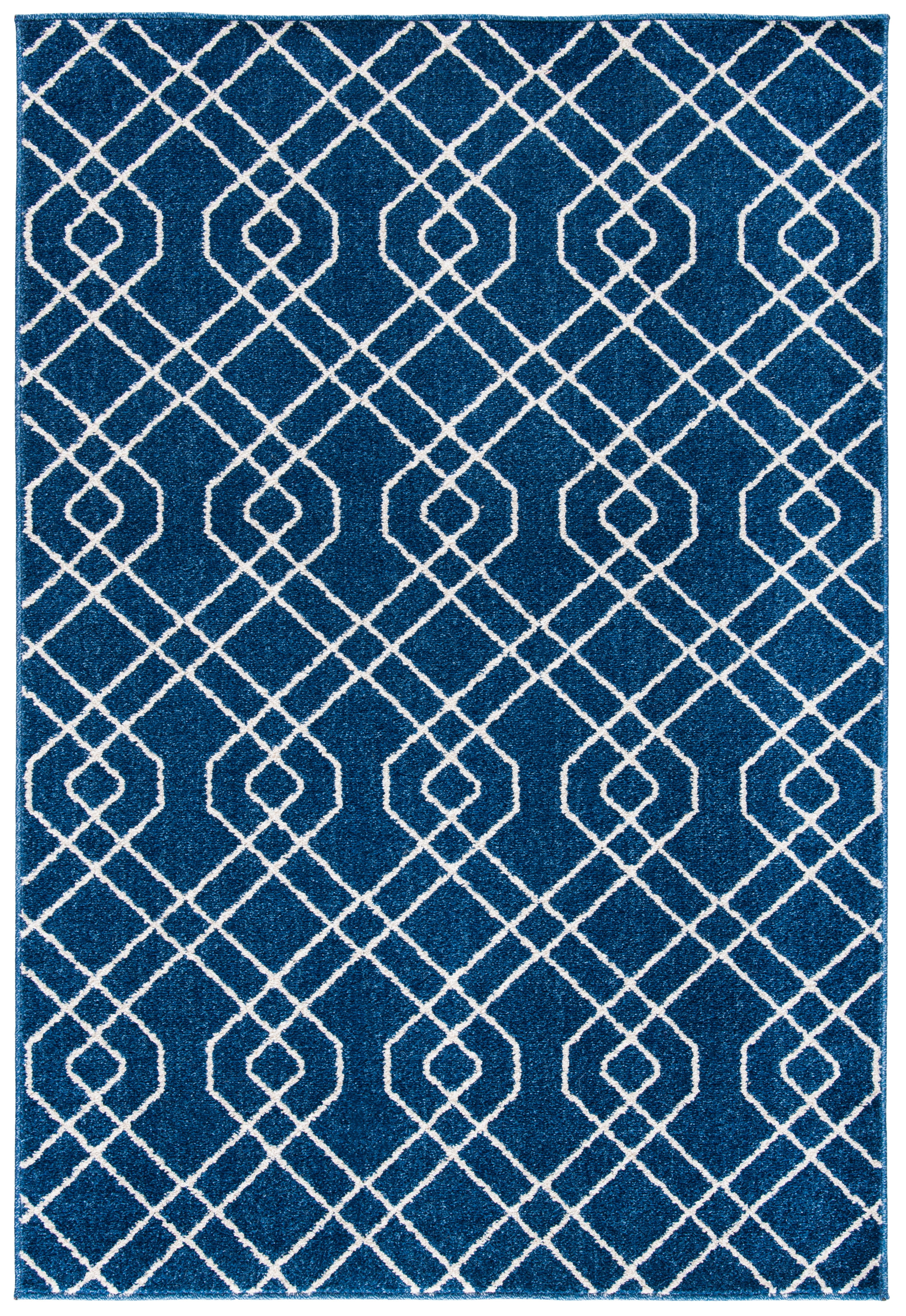 Safavieh Amherst Roseann Geometric Area Rug, Navy/Beige, 4' x 6'
