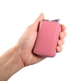 thumbnail image 2 of Unique Bargains Car Key Case Faux Leather Zipper Multifunctional Car Fob Key Case for Auto Remote Key Pink, 2 of 7
