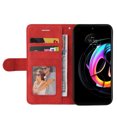 thumbnail image 5 of Compatible Motorola Edge 20 Lite Case, Leather Wallet Case Stand View Magnetic Clasp Book Flip Folio Phone Cover - Red, 5 of 5