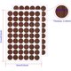 thumbnail image 2 of Pegatinas para orificios de tornillos, cubiertas de PVC autoadhesivas, pegatinas decorativas de 21 mm, tapas para cubiertas de tornillos, ideal para muebles de madera, armario, estante, placa de, 2 of 7