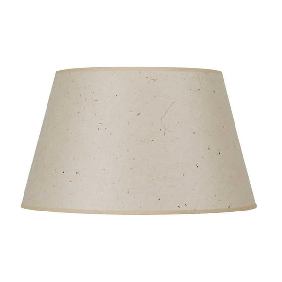 Cal Lighting 8113 Shades 11x19" Round Kraft Paper Wood Lamp Shade in Beige
