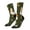 2 Black-2, variant on Mallard Ducks Wild Birds Pattern Sport Socks for Women and Men Crew Socks Sporty Calf Socks Casual Socks