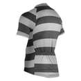 thumbnail image 3 of joogoo Gray Stripes Pattern Men's Cycling Jerseys Mountain Bike Short Sleeve Tops M, 3 of 7