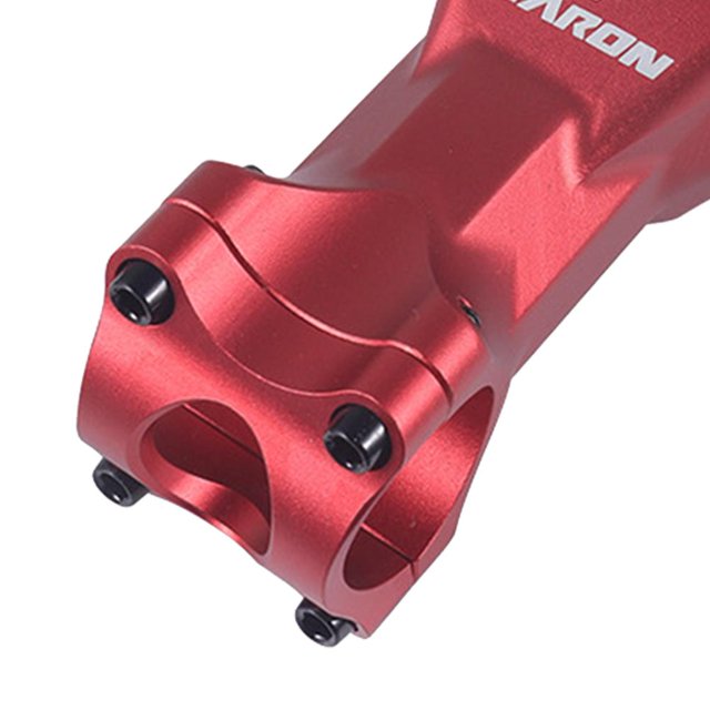 3uds. Vástago Bicicleta 31,8 mm 110 mm Manillar Elevador de manillar ligero Rojo