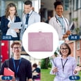 thumbnail image 6 of Unique Bargains Lanyards for ID Badges Card Holder with Strap Durable for Work IDs Pink, 6 of 6