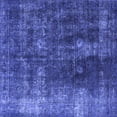 thumbnail image 1 of Ahgly Company Indoor Square Persian Blue Bohemian Area Rugs, 4' Square, 1 of 4