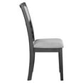 thumbnail image 5 of New Classic Furniture Gia 19.5" Wood/Fabric Dining Chair - Light Gray (Set of 2), 5 of 7