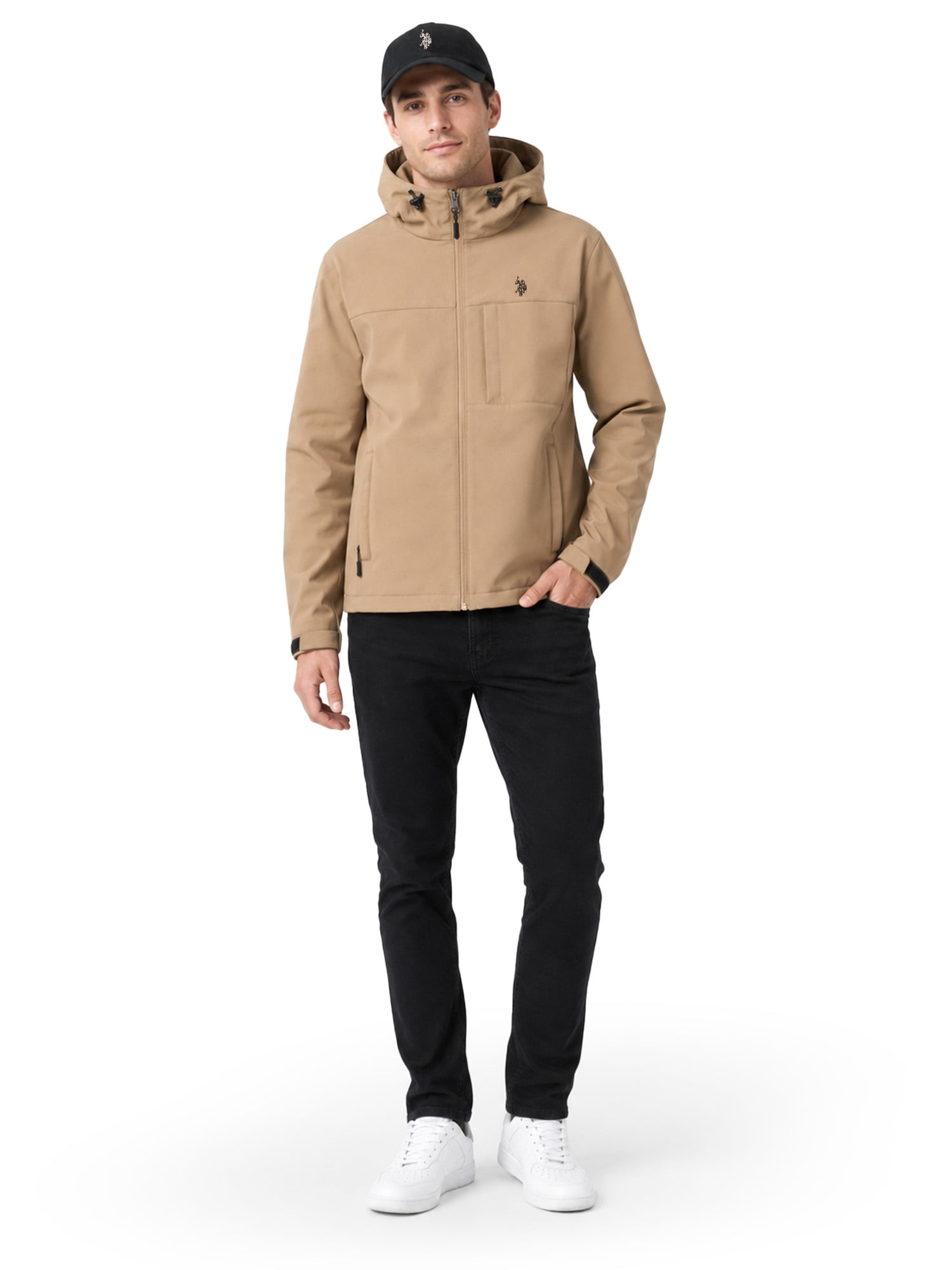 U.S. Polo Assn. Men's Mushroom Softshell Jacket , S-3XL