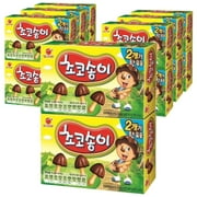 Orion Chocolate Biscuit Tasha Mushroom | 36g | 14 Boxes, Korean Snack, Chocosongii, Snack for Kids & Adults, Mushroom Shaped, 초코송이