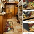 thumbnail image 3 of Grateful Thankful Blessed Kitchen Rugs Set of 2 Grey Non-Slip Kitchen Rug and Mat Cushioned Comfort Kitchen Standing Rug for Kitchen Floor Farmhouse Thanksgiving Decor 17"x47"+17"x30", 3 of 6
