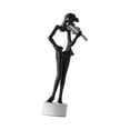thumbnail image 5 of yotijay 20cm Violin Performance Musician Statue Resin Sculpture Desk Collection Tabletop Black, 5 of 9