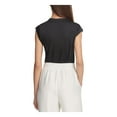 thumbnail image 3 of DKNY Womens Ivory Cropped Pants XL, 3 of 5