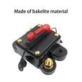 thumbnail image 3 of Disjoncteur de Circuit de Haut-Parleur d'Automobile en Alliage Plaqué Plastique Détachable Automobile RV IP67 Étanche Protection contre les Courts-Circuits Fusible de Camion de Navire 30A, 3 of 9
