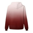 thumbnail image 5 of Mepaouo Cute Hoodies Girls Oversized Long Sleeve Sweatshirt Gradient Hooded Pullover Tops Kids Preppy Clothes 11-12T, 5 of 6