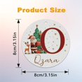 thumbnail image 3 of 2026 Christmas Home Party Decoration 26 Letters Round Acrylic Christmas Ornament Set Personalized Alphabet Round Pendant DIY Custom Christmas Tree Hanging Decorations Festive Round Pendant, 3 of 6