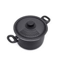 thumbnail image 3 of Starbasix Casserole Antiadhésive 5,7L (6Qt) avec Couvercle Égouttoir Perforé, en Aluminium pour Pâtes, Soupes et Cuisson Quotidienne, Va au Four et au Lave-Vaisselle, 3 of 4