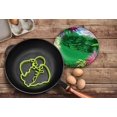 thumbnail image 2 of CRACK-A-SMILE Silicone Egg/Pancake Mold and Plate Breakfast Set, Brown, 2 of 5