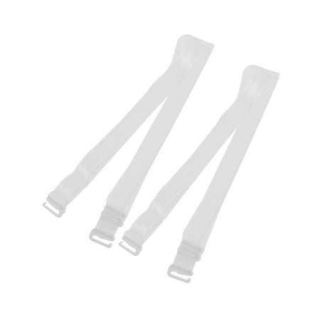 2 Pcs Flexible Silicone Bra Shoulder Straps for Ladies