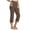 Coffee, variant on Capris Pants for Women High Waist Yoga Pants Women Athleisure Straight Legs with Pockets